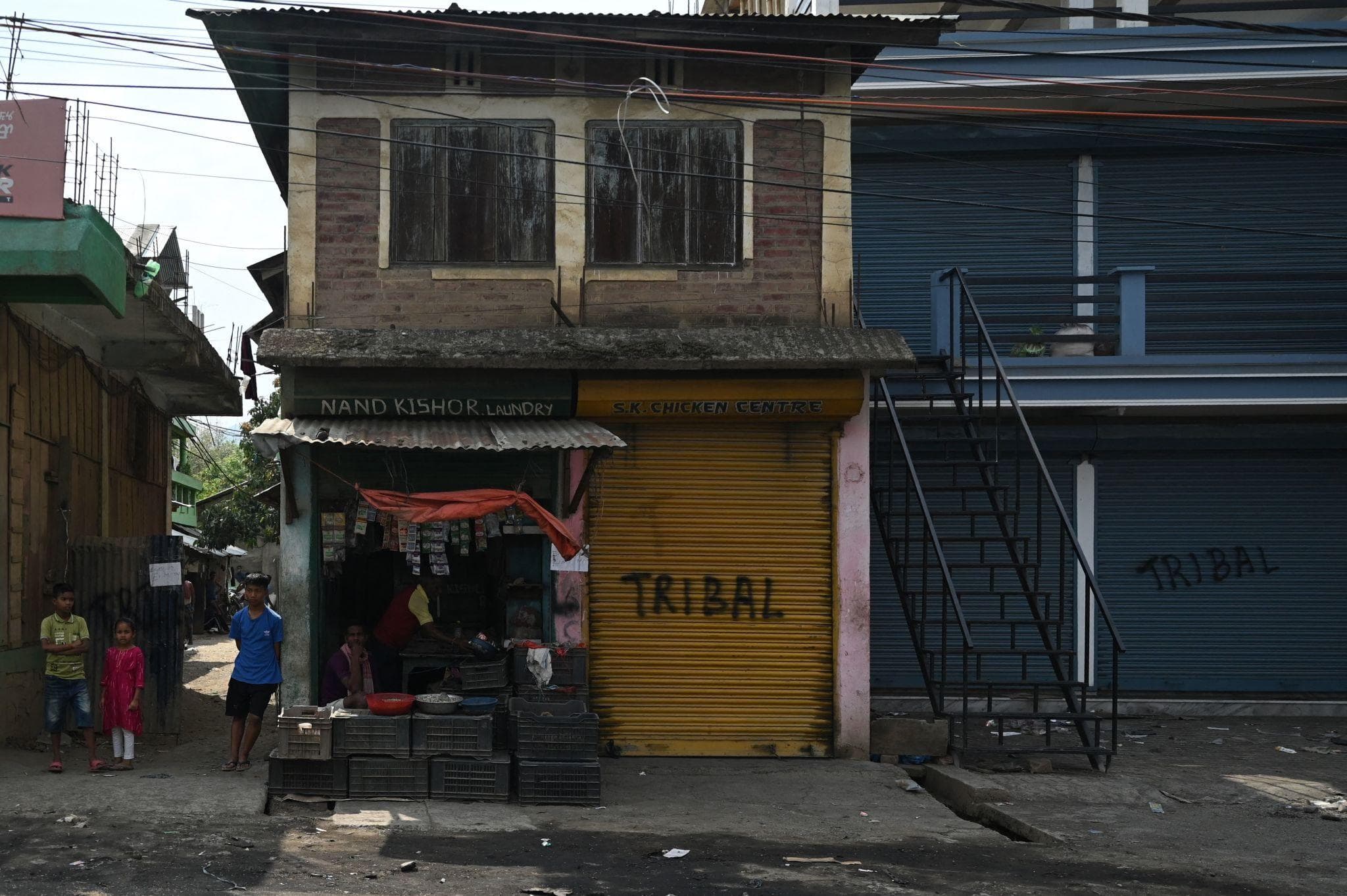 Imphal market — vibrant community life before the conflict