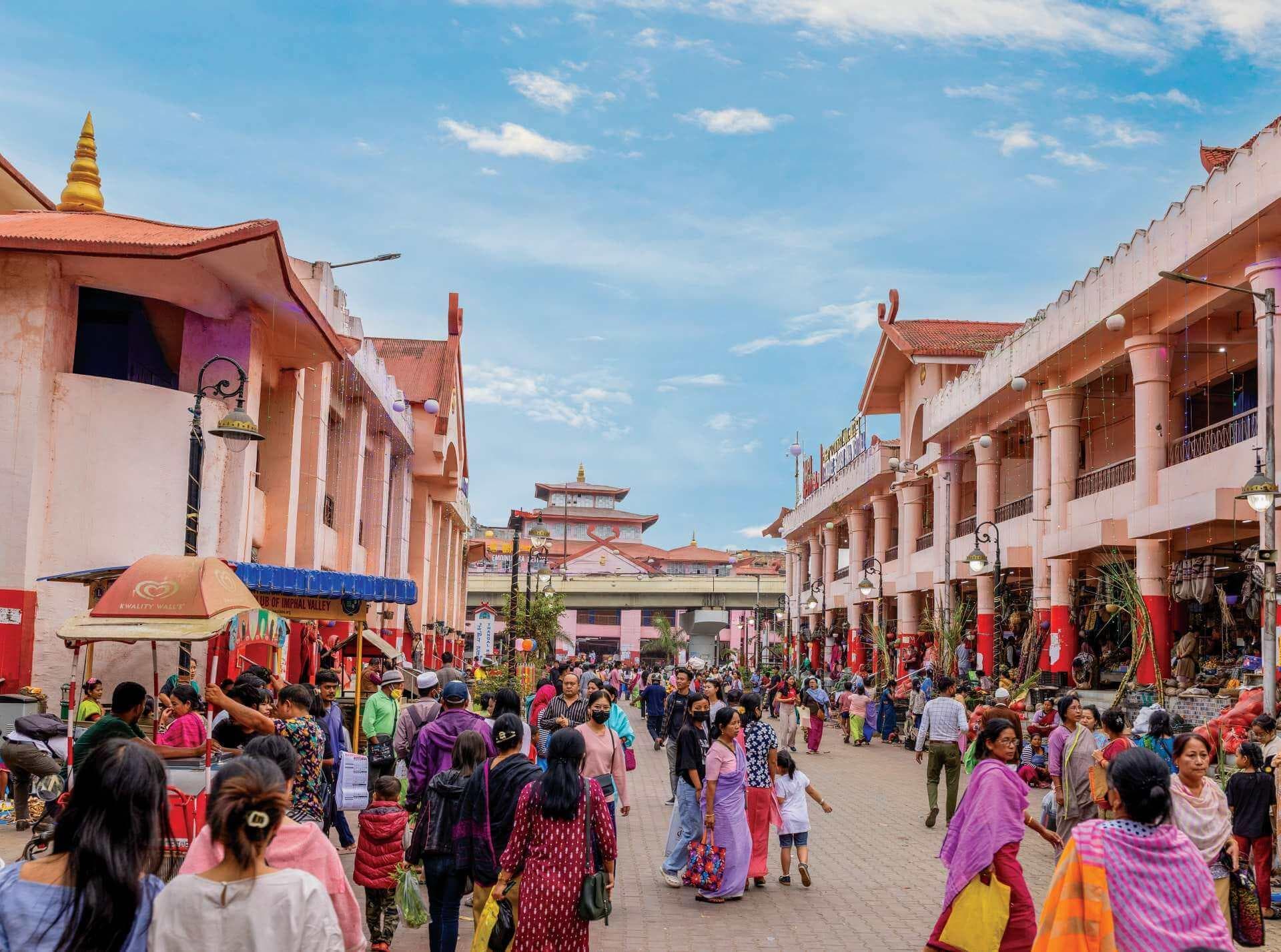 Relief camps in Manipur — families displaced by the conflict