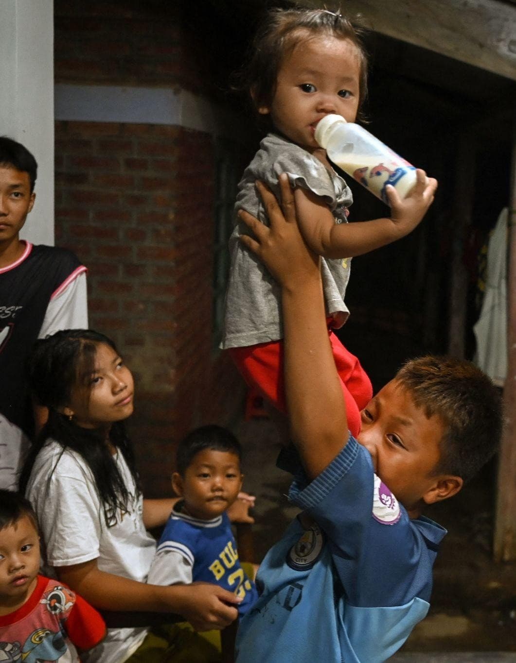 Children of Manipur in a classroom, representing hope and disrupted futures